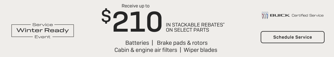 Up to $210 in stackable rebates